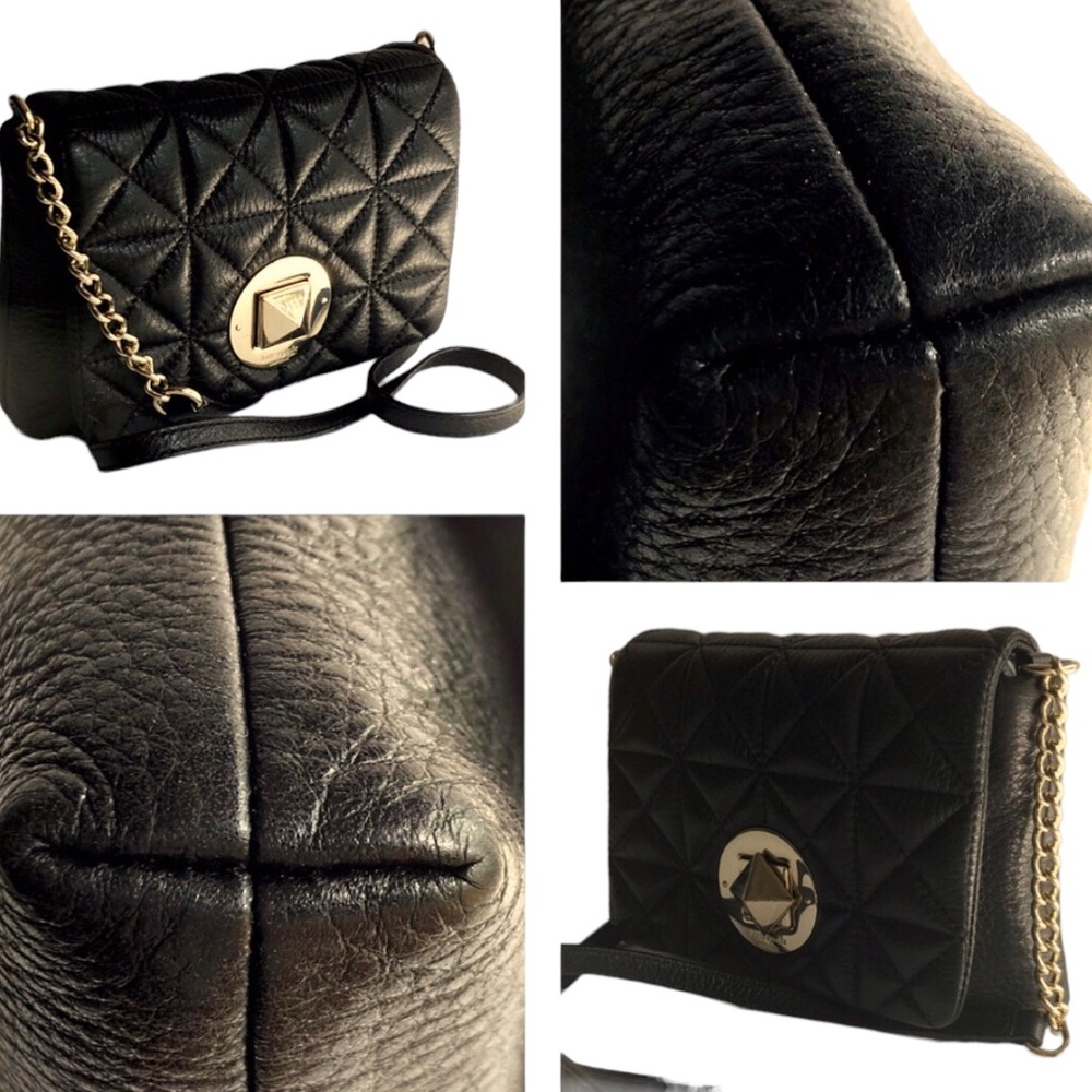 kate spade Whitaker Place Naomi  Black Quilted Crossbody - Picture 12 of 16